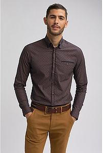 Chemise Letruand marine