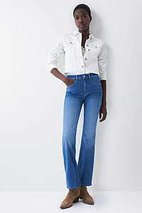 Jeans Secret Glamour bootcut push-in taille haute