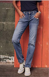 Jeans Madie coupe droite barbade
