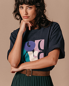 T-shirt Lenny  marine
