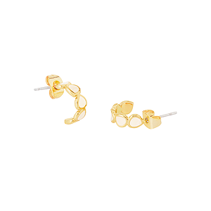Boucles d'oreilles mini créoles Lumi Yuzu