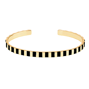 Bracelet Jonc Inès noir