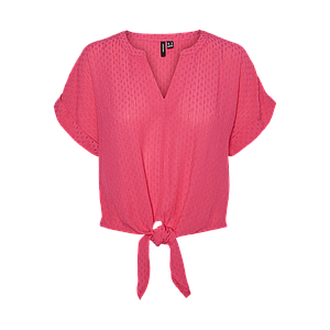 Blouse Gabbi rose marine et blanc