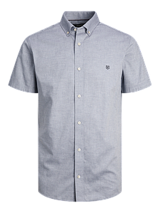 Chemise Blulance Bright White et Faded Denim