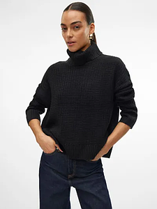 Pull Omega Black, birch et silver mink