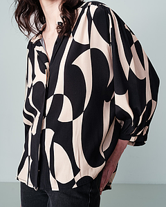 Blouse Nymphea noir