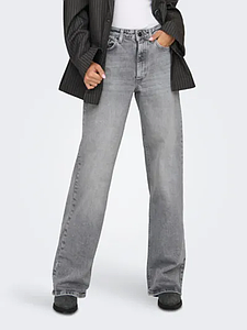 Jeans large Juicy taille haute Medium Grey denim
