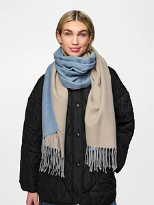 Echarpe Noah Whitecap Gray et Faded denim