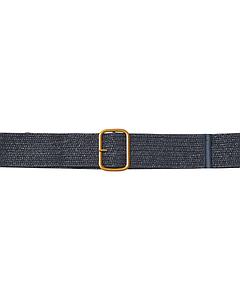 Ceinture tissée Popcorn marine