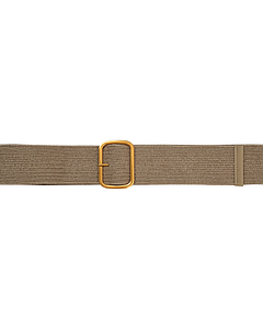 Ceinture tissée Popcorn kaki