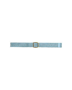 Ceinture tissé Pastille bleu
