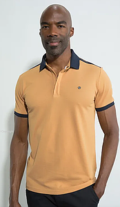 Polo manches courtes Gastank Caramel