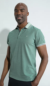 Polo manches courtes Gohou Vert d'eau