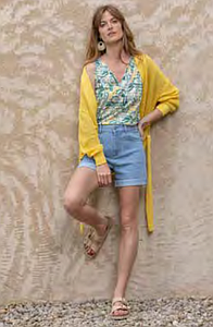 Gilet en crochet GI622S25 mimosa