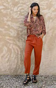 Pantalon fluide PA180S25 terracotta