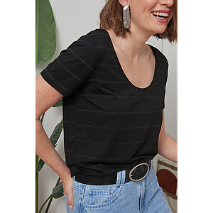 T-shirt Giulia noir