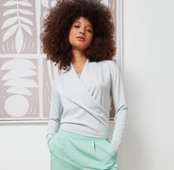 Cardigan-pull pailleté Ludivine beige