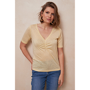 T-shirt Laurna Crème 