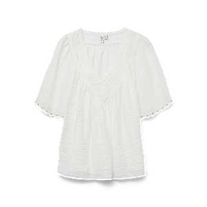 Blouse manches courtes Daffa Black et Snow White