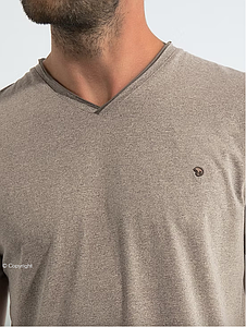 T-shirt Tadeg beige-rose