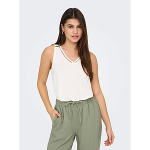 Top Penny Cloud dancer, Ivy Green et silver Linnig
