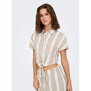 Blouse Jakiri linen humus