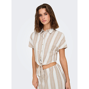 Blouse Jakiri linen humus