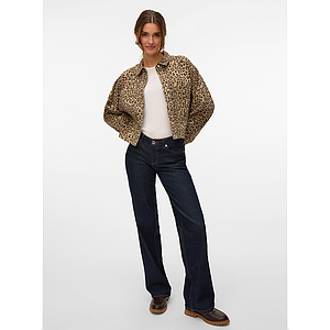 Veste Tessa Silver mink leopard
